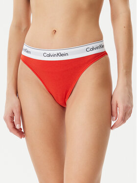 Calvin Klein Underwear Calvin Klein Underwear Figi klasyczne z wysokim stanem LV00QF8319 Czerwony