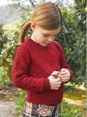 Abel & Lula Abel & Lula Maglione 5826 Rosso Regular Fit