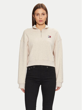 Tommy Jeans Tommy Jeans Bluza DW0DW19410 Beżowy Relaxed Fit