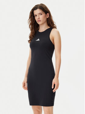 adidas adidas Ежедневна рокля Future Icons Small Logo JE0199 Черен Slim Fit