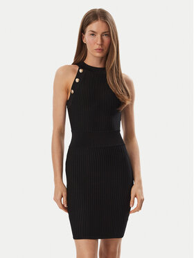 Marciano Guess Marciano Guess Úpletové šaty G6BK15 Z1581 Čierna Slim Fit