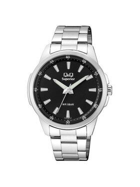 Q&Q Q&Q Zegarek C21A-001V Srebrny