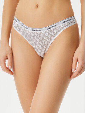 Calvin Klein Underwear Calvin Klein Underwear Perizoma 000QD5043E Écru