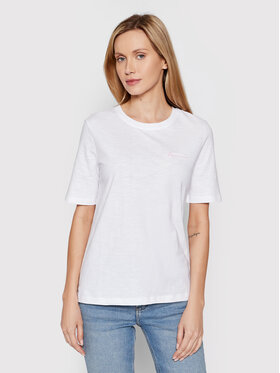 Selected Femme Selected Femme T-Shirt Cabella 16083668 Biały Regular Fit