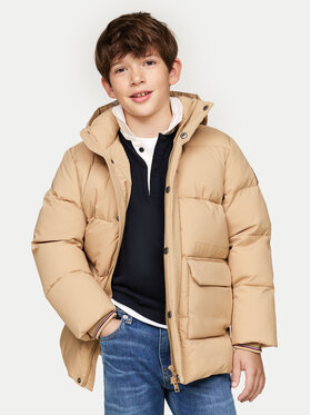 Tommy Hilfiger Tommy Hilfiger Geacă din puf KB0KB09401 Bej Regular Fit