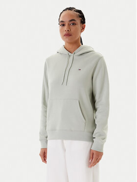Tommy Jeans Tommy Jeans Majica dugih rukava Flag DW0DW19958 Zelena Regular Fit