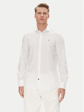 Tommy Hilfiger Tommy Hilfiger Hemd MW0MW39282 Weiß Slim Fit