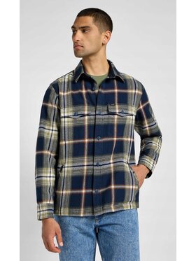 Lee Lee Koszula Flap Pocket Overshirt Niebieski Overshirt Fit
