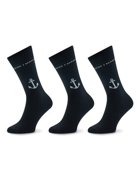 Makia Makia Set od 2 para unisex visokih čarapa U83014 Crna