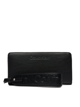 Calvin Klein Calvin Klein Suur naiste rahakott Gracie Wallet W/Strap Lg K60K611388 Must