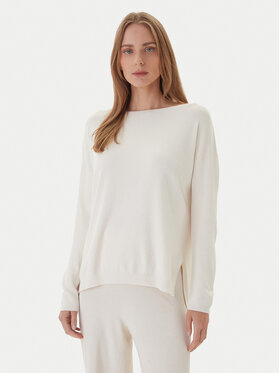 Kontatto Kontatto Sveter 3M0800C Écru Regular Fit