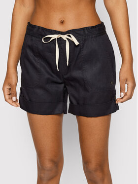 Roxy Roxy Шорти от плат Life Is Sweeter ERJNS03389 Черен Regular Fit