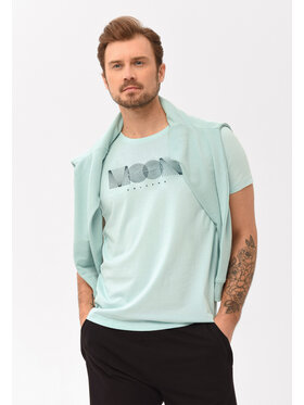 Volcano Volcano T-Shirt T-MOL Zielony Regular Fit