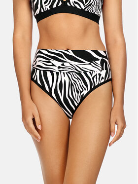 Miss Lou Miss Lou Dół od bikini Vicky Animal Print D-ML041-P-107 Czarny