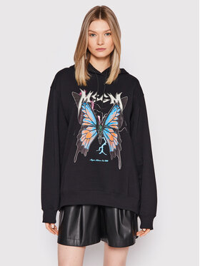 MSGM MSGM Majica dugih rukava 3341MDM160 227799 Crna Regular Fit