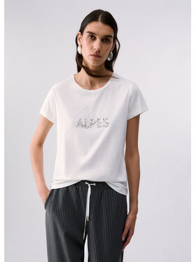 Liu Jo Liu Jo T-shirt TF6241JS923L9508 Bianco Regular Fit