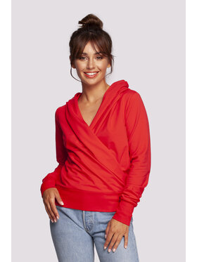 BeWear BeWear Bluza B246 Czerwony Comfort Fit