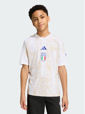 adidas adidas Koszulka techniczna 170000 Biały Slim Fit