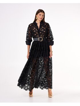 CASTELLANI CASTELLANI Sukienka codzienna Sukienka Sofia Czarny Regular Fit
