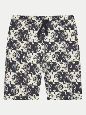 Guess Guess Stoffshorts L5GD10 KA6R4 Schwarz Relaxed Fit