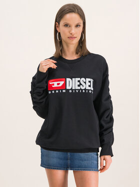 Diesel Diesel Μπλούζα 00SPB7 0CATK Μαύρο Oversize