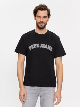 Pepe Jeans Pepe Jeans Tricou Clement PM509220 Negru Regular Fit
