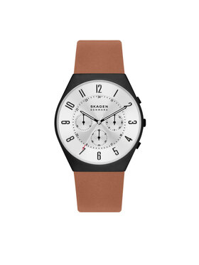 Skagen Skagen Zegarek Grenen Chronograph SKW6823 Brązowy