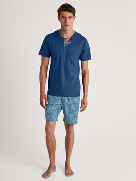 Calida Calida Pyžamo 47287 Modrá Regular Fit