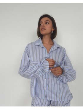Le Songe Le Songe Koszula MERY Niebieski Oversize