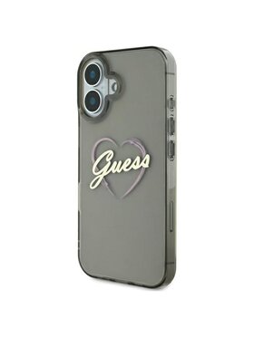 Guess Guess Etui na telefon Apple iPhone 16 Plus Czarny