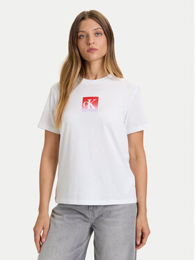 Calvin Klein Jeans Calvin Klein Jeans T-shirt Classic Monogram LV047D874G Bijela Regular Fit