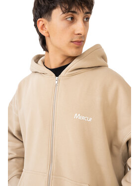 Mercur Mercur Bluza Basic Beżowy Comfort Fit