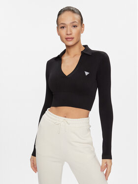 Guess Guess Блузка V4RP02 Z3CC0 Чорний Regular Fit
