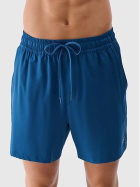 4F 4F Szorty plażowe 4FWSS25UBDSM134-033S Niebieski Regular Fit