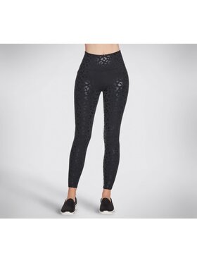 Skechers Skechers Legginsy W3LG162-BLK Czarny Regular Fit