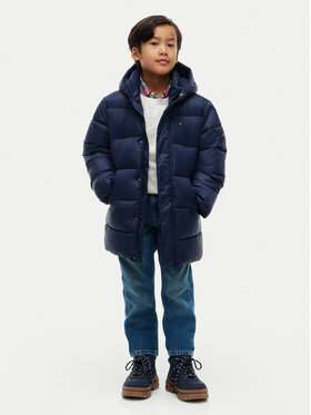 Tommy Hilfiger Tommy Hilfiger Ziemas jaka Essential KB0KB10002 Tumši zils Regular Fit