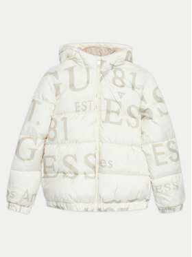 Guess Guess Geacă din puf H4BJ05 WCFM0 Alb Regular Fit