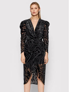 IRO IRO Coctailkleid Nervez Schwarz Regular Fit