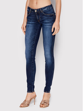 Guess Guess Džinsi W2YAJ2 D4Q03 Zils Skinny Fit