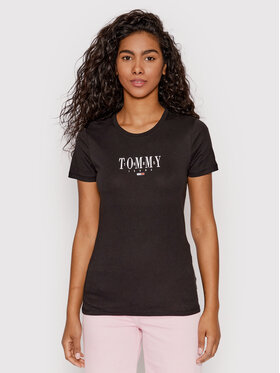 Tommy Jeans Tommy Jeans T-Shirt DW0DW12842 Μαύρο Slim Fit