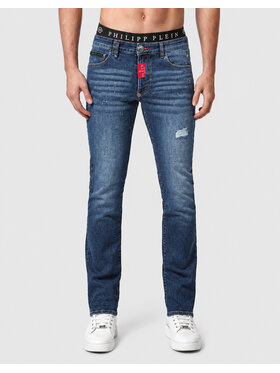 PHILIPP PLEIN PHILIPP PLEIN Jeansy 31788 Niebieski Straight Fit