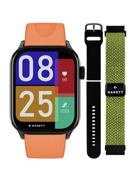Garett Garett Zegarek 5900336218696 Pomarańczowy