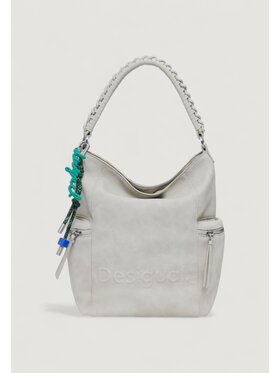 Desigual Desigual Plecak BACK HALF LOGO ARICA PIE Beżowy