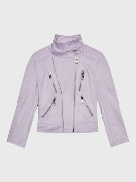 Guess Guess Яке от имитация на кожа J1BL30 WE0L0 Виолетов Regular Fit