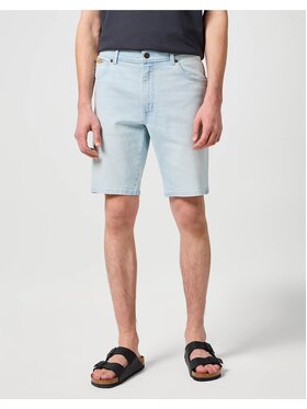 Wrangler Wrangler Szorty jeansowe TEXAS SHORTS Niebieski Straight Fit