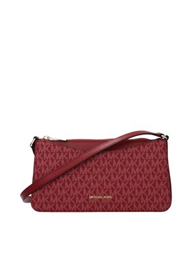 Michael Kors Michael Kors Torebka Red Fabric Crossbody Czerwony