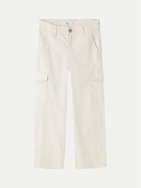 NAME IT NAME IT Pantaloni din material 13220718 Écru Wide Leg