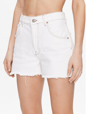 BDG Urban Outfitters BDG Urban Outfitters Džinsiniai šortai BDG ALINE ECRU STRETCH 76831940 Balta Regular Fit