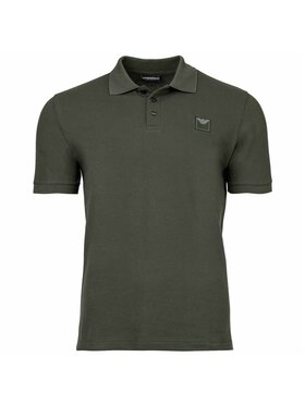 Emporio Armani Emporio Armani Polo 28222 Zielony Comfort Fit