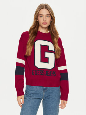 Guess Jeans Guess Jeans Pullover W4BR11 Z3HN2 Rot Regular Fit